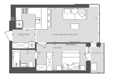 1-комнатная 48.68 м² в ЖК Avalon Light от застройщика, Львов