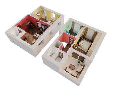 5+ кімнат 67.19 м² в ЖК Білий Шоколад.Center від 10 690 грн/м², с. Білогородка