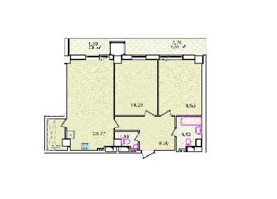 2-кімнатна 79.07 м² в ЖК Green Wood від 44 150 грн/м², Одеса