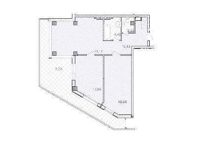2-кімнатна 78.26 м² в ЖК Green Wood від 44 150 грн/м², Одеса
