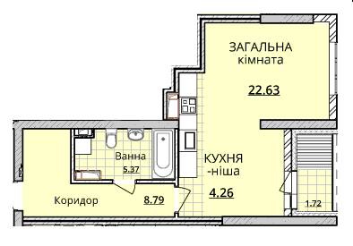 Однокімнатні в ЖК ObolonSky