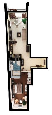1-кімнатна 65.08 м² в ЖК Park Avenue VIP від 62 720 грн/м², Київ