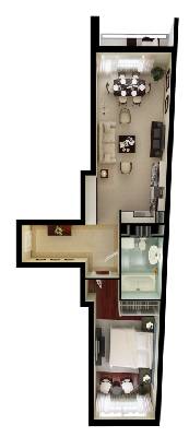 1-кімнатна 65.83 м² в ЖК Park Avenue VIP від 62 720 грн/м², Київ