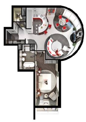 1-кімнатна 63.11 м² в ЖК Park Avenue VIP від 62 720 грн/м², Київ