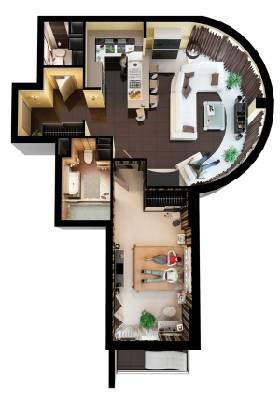 1-кімнатна 62.96 м² в ЖК Park Avenue VIP від 62 720 грн/м², Київ