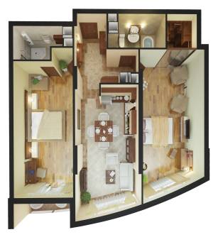 2-кімнатна 95.06 м² в ЖК Park Avenue VIP від 62 720 грн/м², Київ