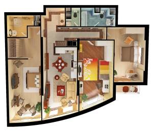 3-кімнатна 114.28 м² в ЖК Park Avenue VIP від 62 720 грн/м², Київ