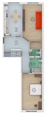 2-комнатная 79.27 м² в ЖК Podil Plaza & Residence от застройщика, Киев