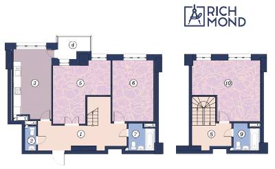 3-кімнатна 117 м² в ЖК Richmond від забудовника, Київ