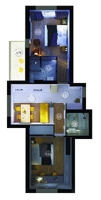 2-кімнатна 57.52 м² в ЖК Silver House від 31 000 грн/м², Київ