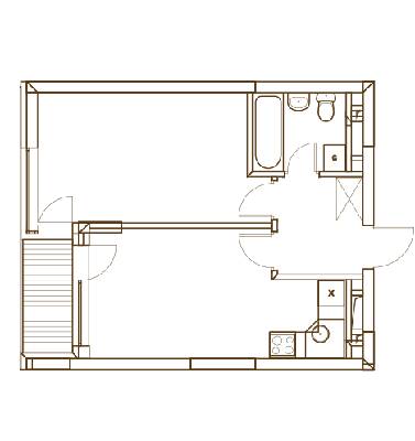 1-комнатная 40.37 м² в ЖК Варшавский Микрорайон от 15 500 грн/м², Киев
