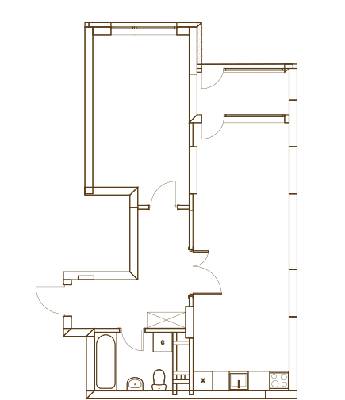 1-комнатная 57.61 м² в ЖК Варшавский Микрорайон от 15 500 грн/м², Киев