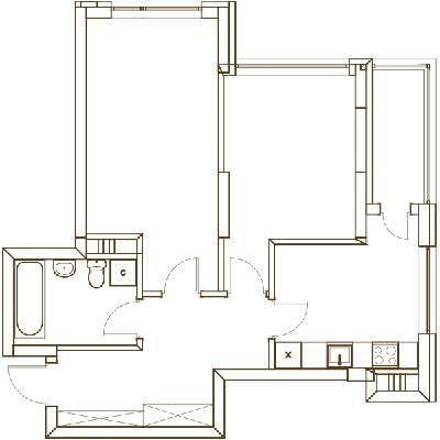2-кімнатна 58.23 м² в ЖК Варшавський Мікрорайон від 15 500 грн/м², Київ