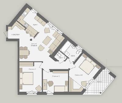 Однокомнатные в ЖК Villa Magnolia