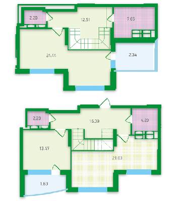 2-кімнатна 108.06 м² в ЖК FREEDOM від 25 200 грн/м², Київ