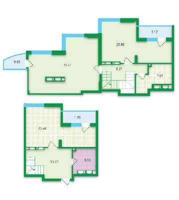 3-кімнатна 119.01 м² в ЖК FREEDOM від 25 760 грн/м², Київ