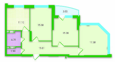 3-кімнатна 82.82 м² в ЖК FREEDOM від 25 452 грн/м², Київ