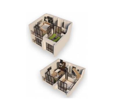 2-кімнатна 66.16 м² в ЖК Гостомель Residence від 19 000 грн/м², смт Гостомель