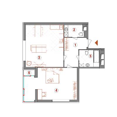 2-кімнатна 76.3 м² в ЖК AuRoom від 54 000 грн/м², Київ