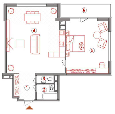 2-кімнатна 91.3 м² в ЖК AuRoom від 52 000 грн/м², Київ