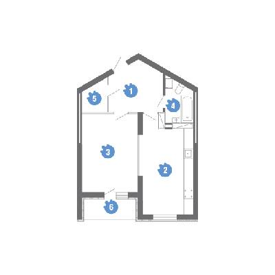 1-кімнатна 55 м² в ЖК Family & Friends від 28 000 грн/м², Київ