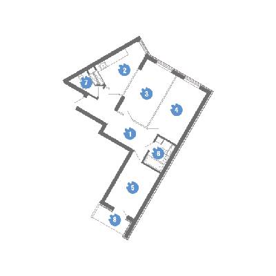 3-кімнатна 75.9 м² в ЖК Family & Friends від 24 300 грн/м², Київ