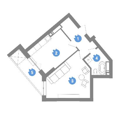 1-кімнатна 43.15 м² в ЖК Family & Friends від 20 000 грн/м², Київ