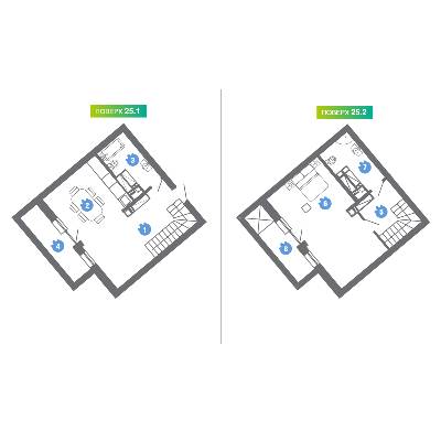 Дворівнева 71.05 м² в ЖК Family & Friends від 27 500 грн/м², Київ