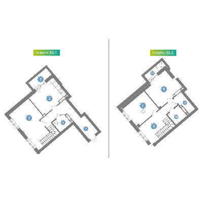 Дворівнева 99.7 м² в ЖК Family & Friends від 25 000 грн/м², Київ