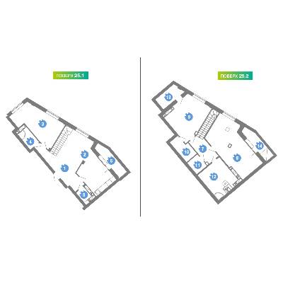 Дворівнева 142.55 м² в ЖК Family & Friends від 16 500 грн/м², Київ