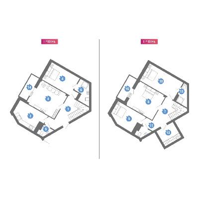 Дворівнева 139.75 м² в ЖК Family & Friends від 24 000 грн/м², Київ