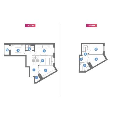 Дворівнева 116.67 м² в ЖК Family & Friends від 24 000 грн/м², Київ