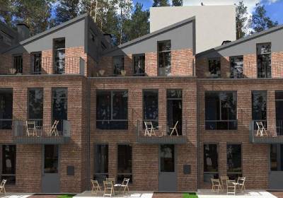 Таунхаус 87.43 м² в Таунхауси Park Town від 24 019 грн/м², смт Гостомель