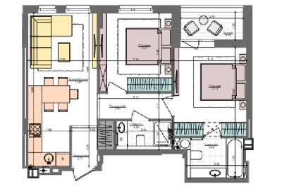 2-кімнатна 56.1 м² в ЖК Файна Таун від забудовника, Київ