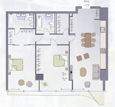 2-кімнатна 113.76 м² в ЖК Signature від 93 300 грн/м², Київ