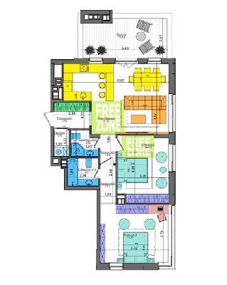 2-кімнатна 79.44 м² в ЖК Файна Таун від 37 400 грн/м², Київ