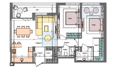 2-кімнатна 85.5 м² в ЖК Файна Таун від 37 400 грн/м², Київ
