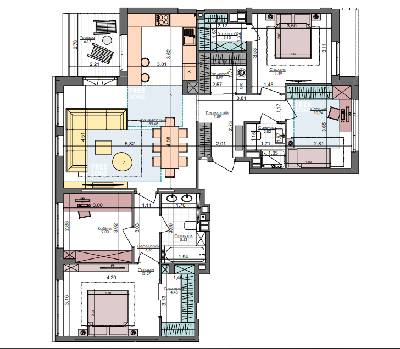 3-кімнатна 112.17 м² в ЖК Файна Таун від 31 200 грн/м², Київ