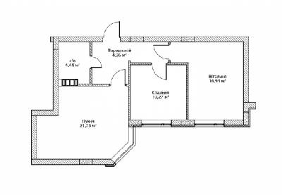 2-кімнатна 58.41 м² в ЖК City Park від 14 100 грн/м², м. Ірпінь