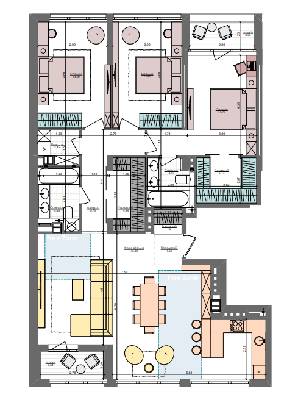 3-кімнатна 124.1 м² в ЖК Файна Таун від 31 200 грн/м², Київ
