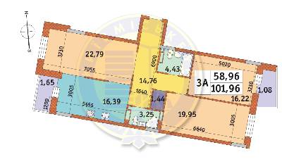 3-комнатная 101.96 м² в ЖК Mirax от 28 594 грн/м², Киев