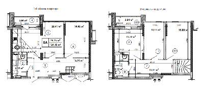 Дворівнева 124.15 м² в ЖК Каховська від 22 100 грн/м², Київ