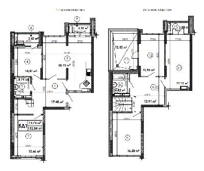 Дворівнева 152.84 м² в ЖК Каховська від 22 100 грн/м², Київ