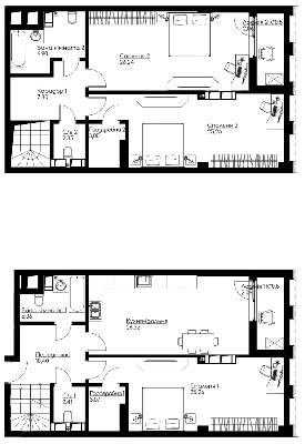 Двухуровневая 152.29 м² в ЖК Chicago Central House от 86 750 грн/м², Киев