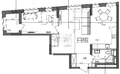 Дворівнева 106.36 м² в ЖК Svitlo Park від 28 336 грн/м², Київ