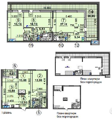 Дворівнева 160.3 м² в ЖК Seven від 28 500 грн/м², Київ