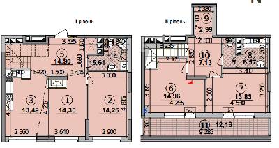 4-кімнатна 111.69 м² в ЖК Seven від 28 500 грн/м², Київ