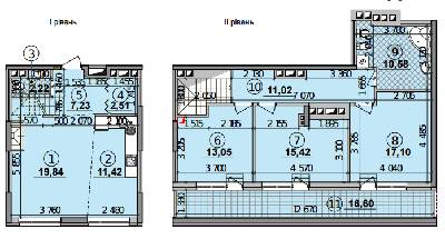 4-кімнатна 115.37 м² в ЖК Seven від 28 500 грн/м², Київ