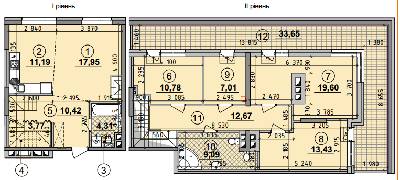 4-кімнатна 130.32 м² в ЖК Seven від 28 500 грн/м², Київ