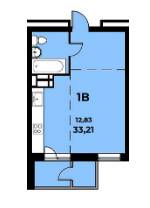 1-кімнатна 33.21 м² в ЖК Navigator від 15 500 грн/м², Київ